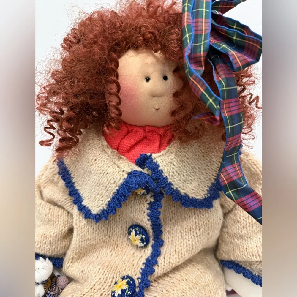 Gretchen Wilson Little Souls Doll Red-Haired Doll with Blue and Cream Outfit